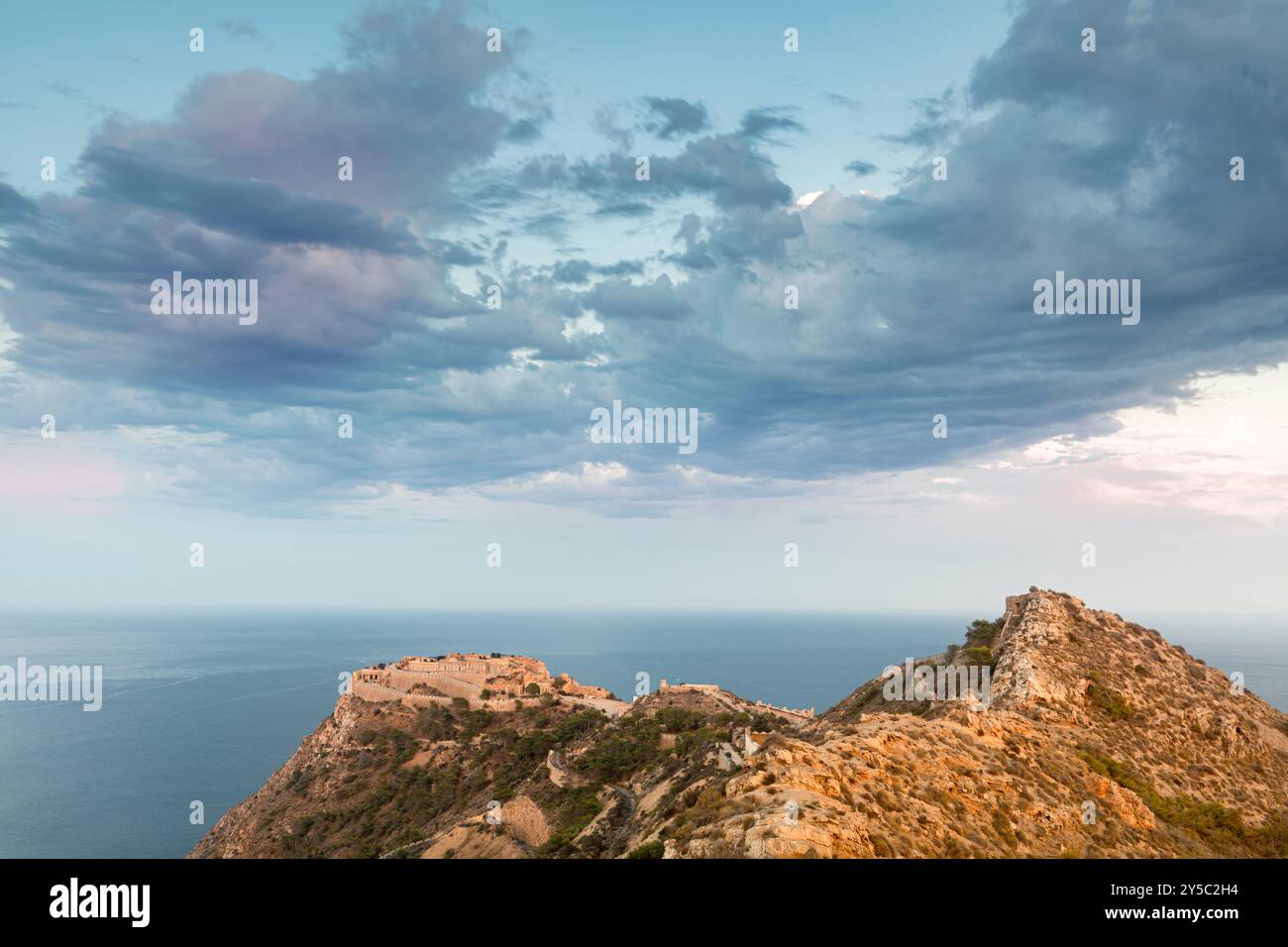 Forte di Los Castillitos o Atalayon, la Azohia, Murcia, Spagna Foto Stock