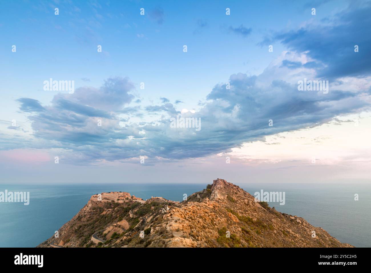 Forte di Los Castillitos o Atalayon, la Azohia, Murcia, Spagna Foto Stock