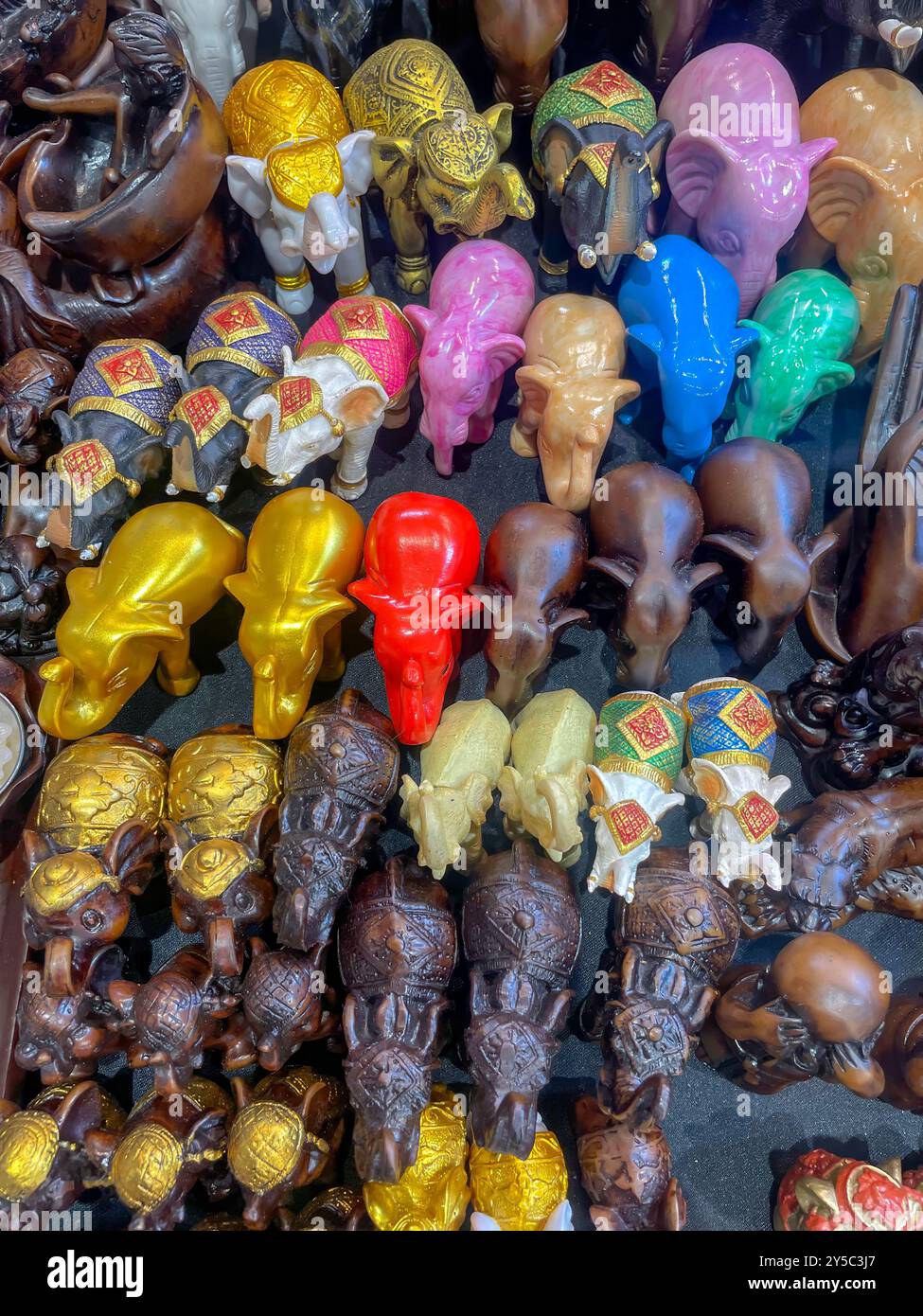 Negozio di souvenir a Bangkok. Questa foto è stata scattata da Bangkok, Thailandia. Foto Stock