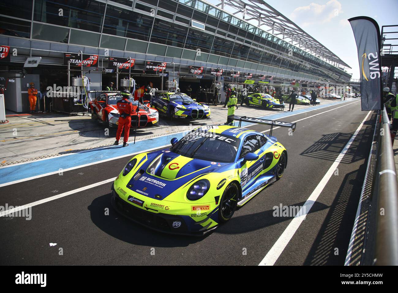 96 Julien ANDLAUER (fra), Sven MULLER (GER), Patric NIEDERHAUSER (CH), Porsche 911 GT3 R (992), Rutronik Racing durante Fanatec GT Endurance Cup, Endurance Race a Monza, Italia, 21 settembre 2024 crediti: Independent Photo Agency Srl/Alamy Live News Foto Stock