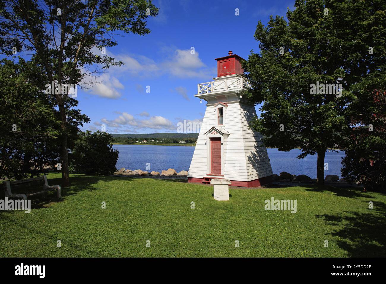 Annapolis Royal Lighthouse in Canada Foto Stock