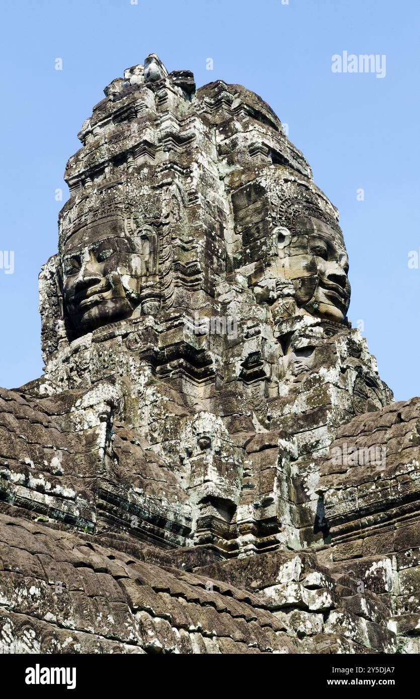 Ankgor wat, famoso tempio buddista di rovine, vicino al siem Reap cambogia Foto Stock