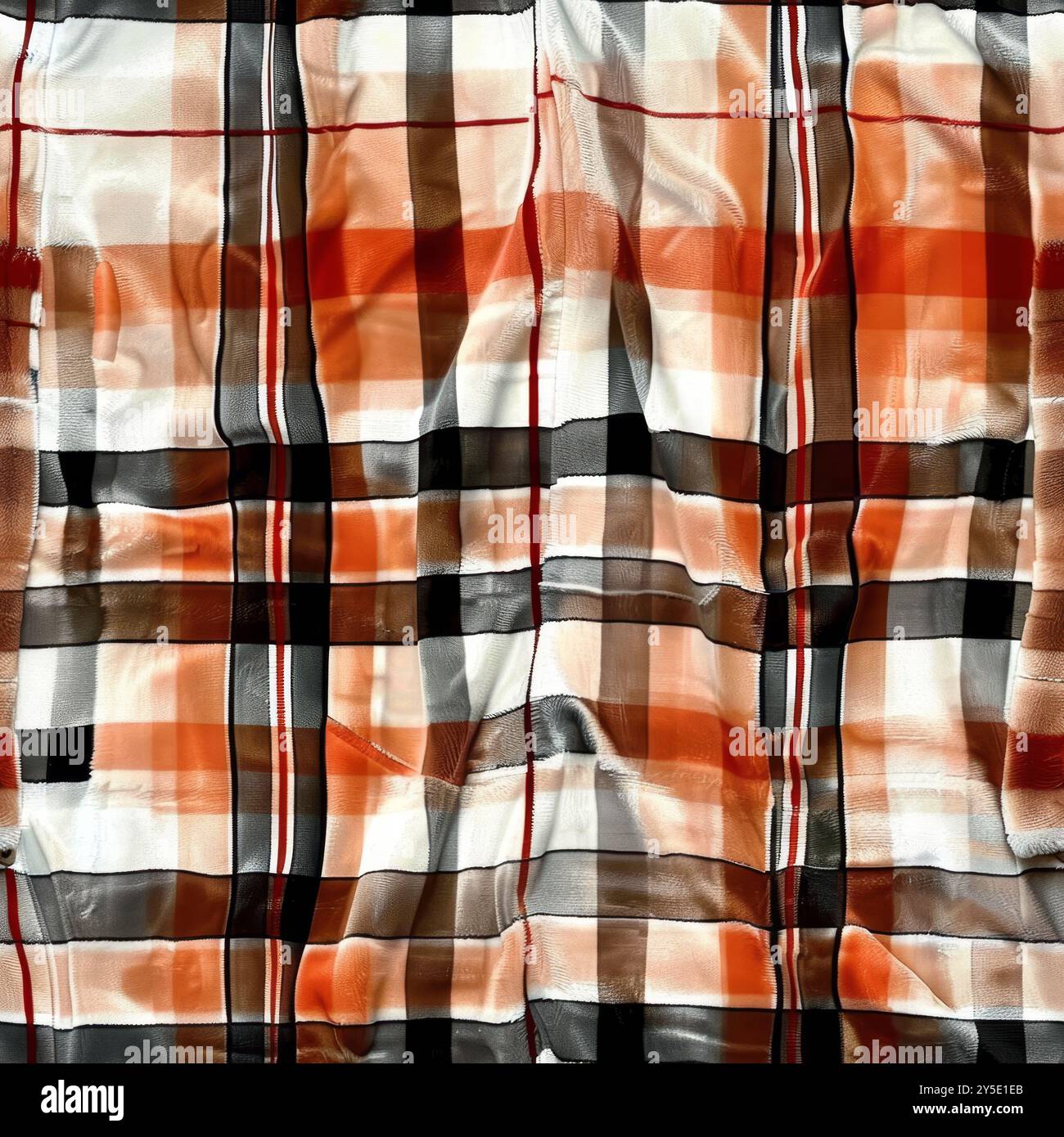 Rivisitazioni innovative di motivi classici che rinnovano il plaid per uno stile e un design contemporanei Foto Stock