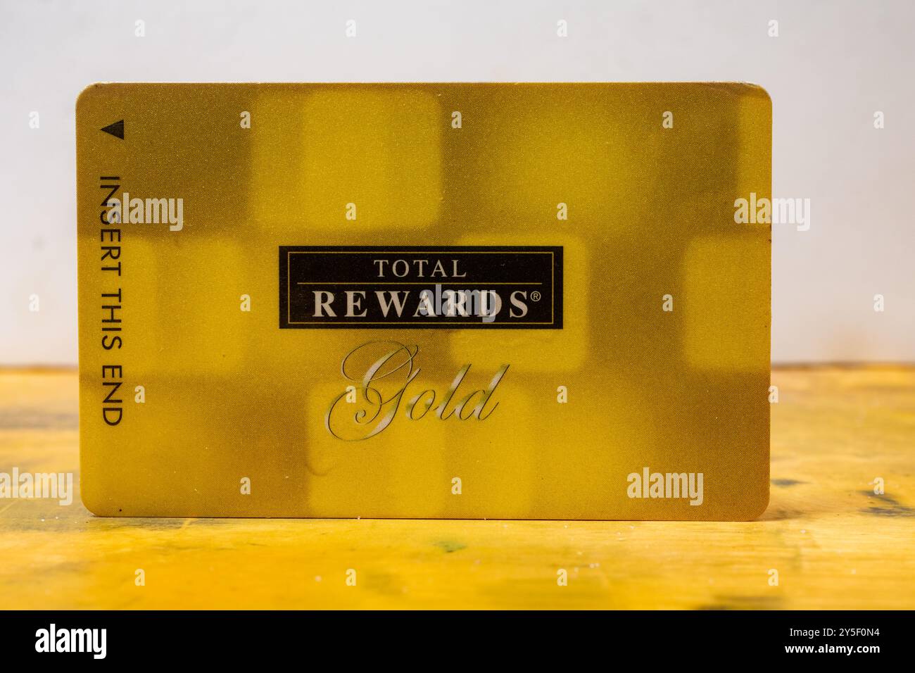 Everett WA USA 13 settembre 2024: Carta di iscrizione Total Rewards Casino Foto Stock