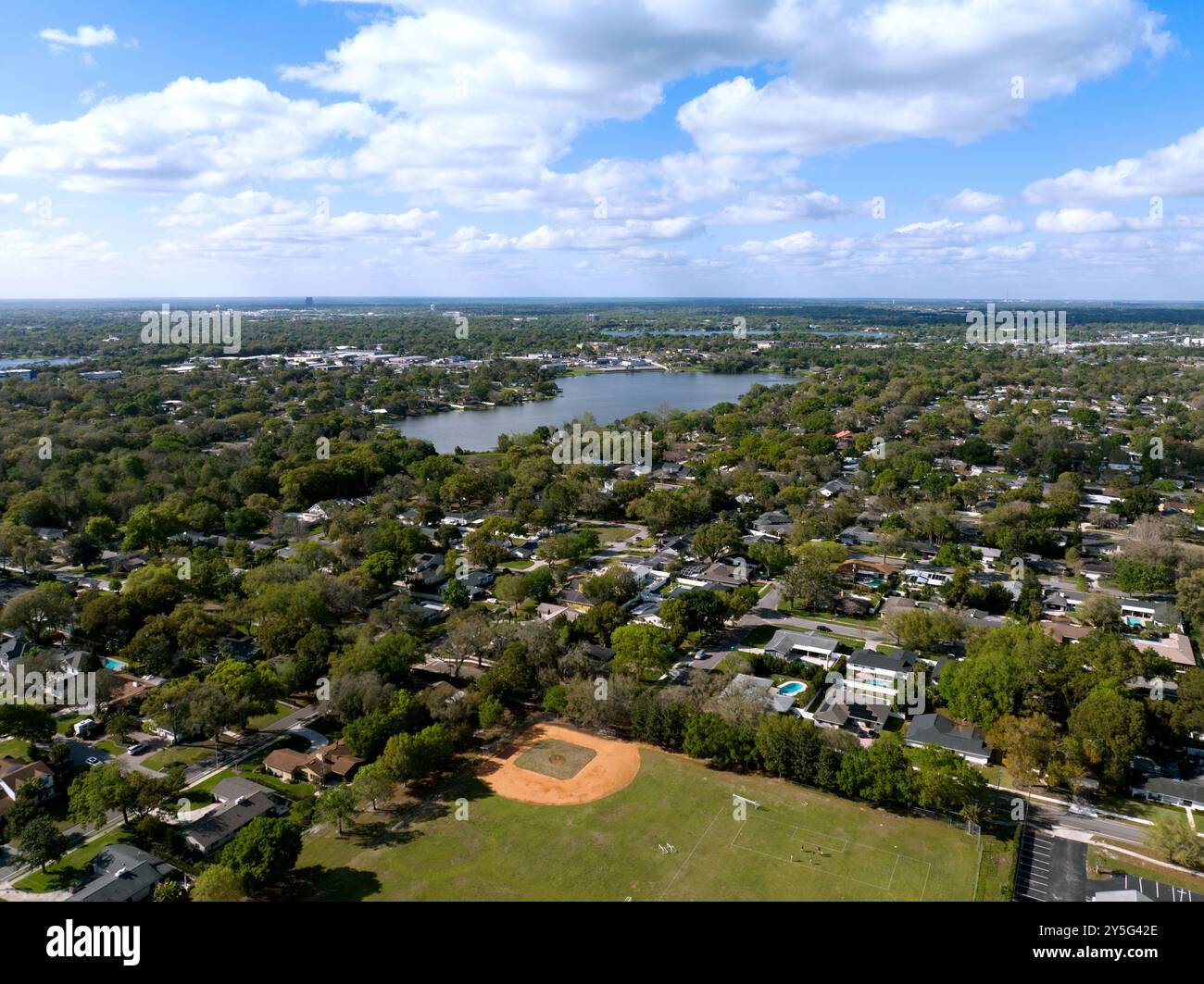 Fotografia aerea di Maitland, Florida, Stati Uniti. 14 marzo 2022. Foto Stock
