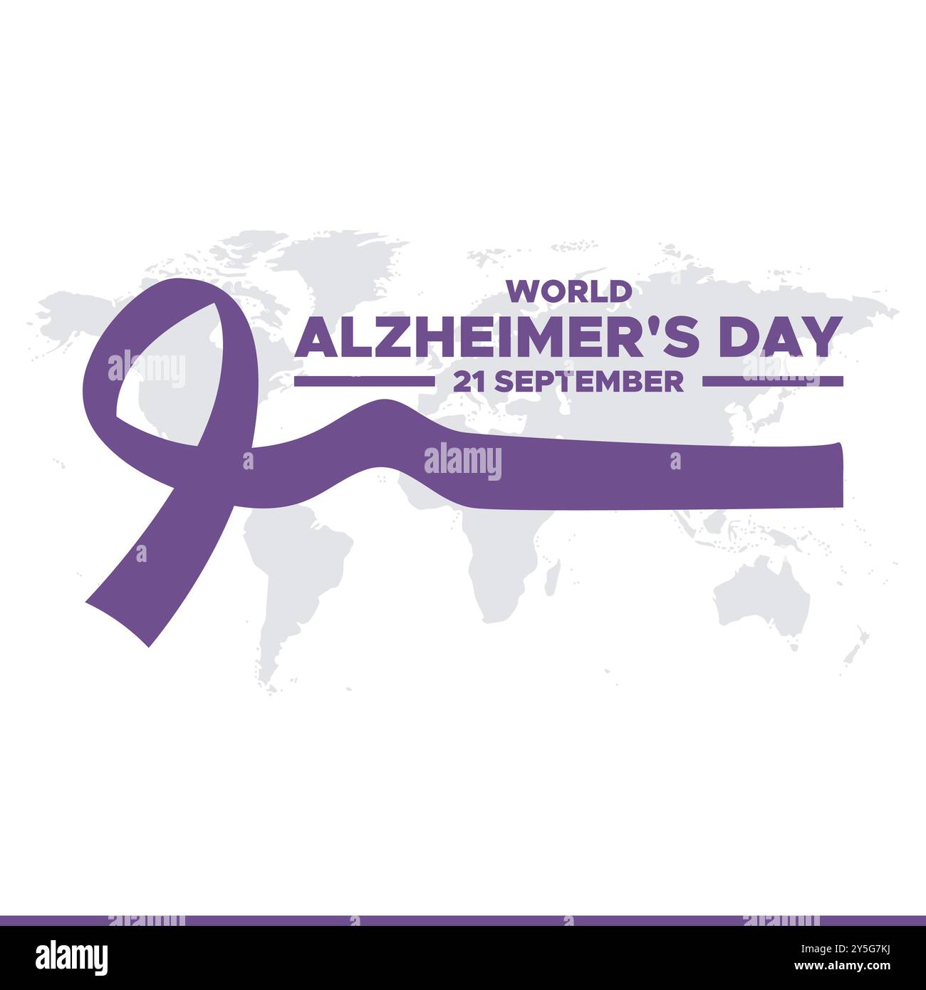 Giornata mondiale dell'Alzheimer, 21 settembre. Banner pubblicitari, poster, post design per la giornata mondiale dell'Alzheimer, file vettoriale, modello modificabile, illustrazione stock. Illustrazione Vettoriale