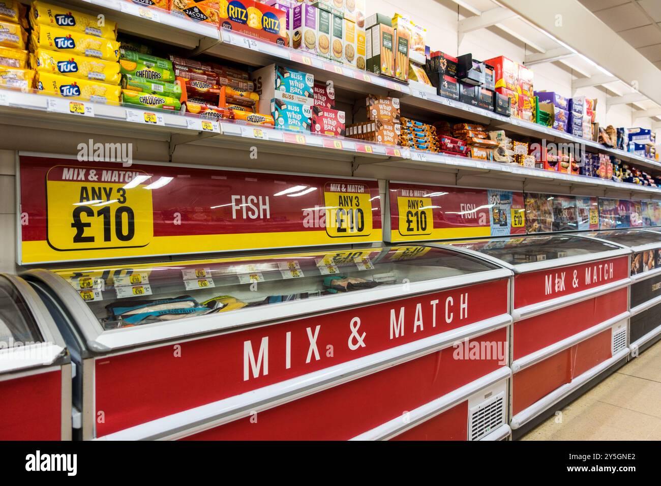 Offerte Store mix and Match Islanda Foto Stock