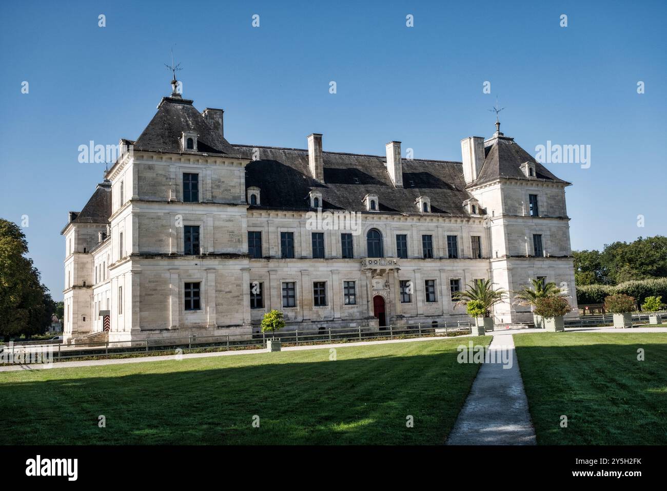 Ancy le Franc, castello, Borgogna, Francia, Europa Foto Stock