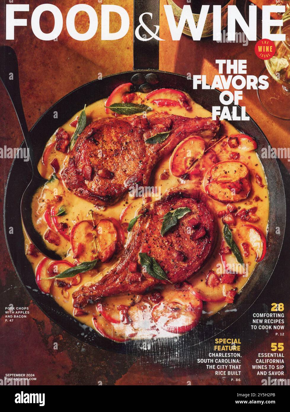Copertina della rivista Food & Wine 2024, Stati Uniti Foto Stock