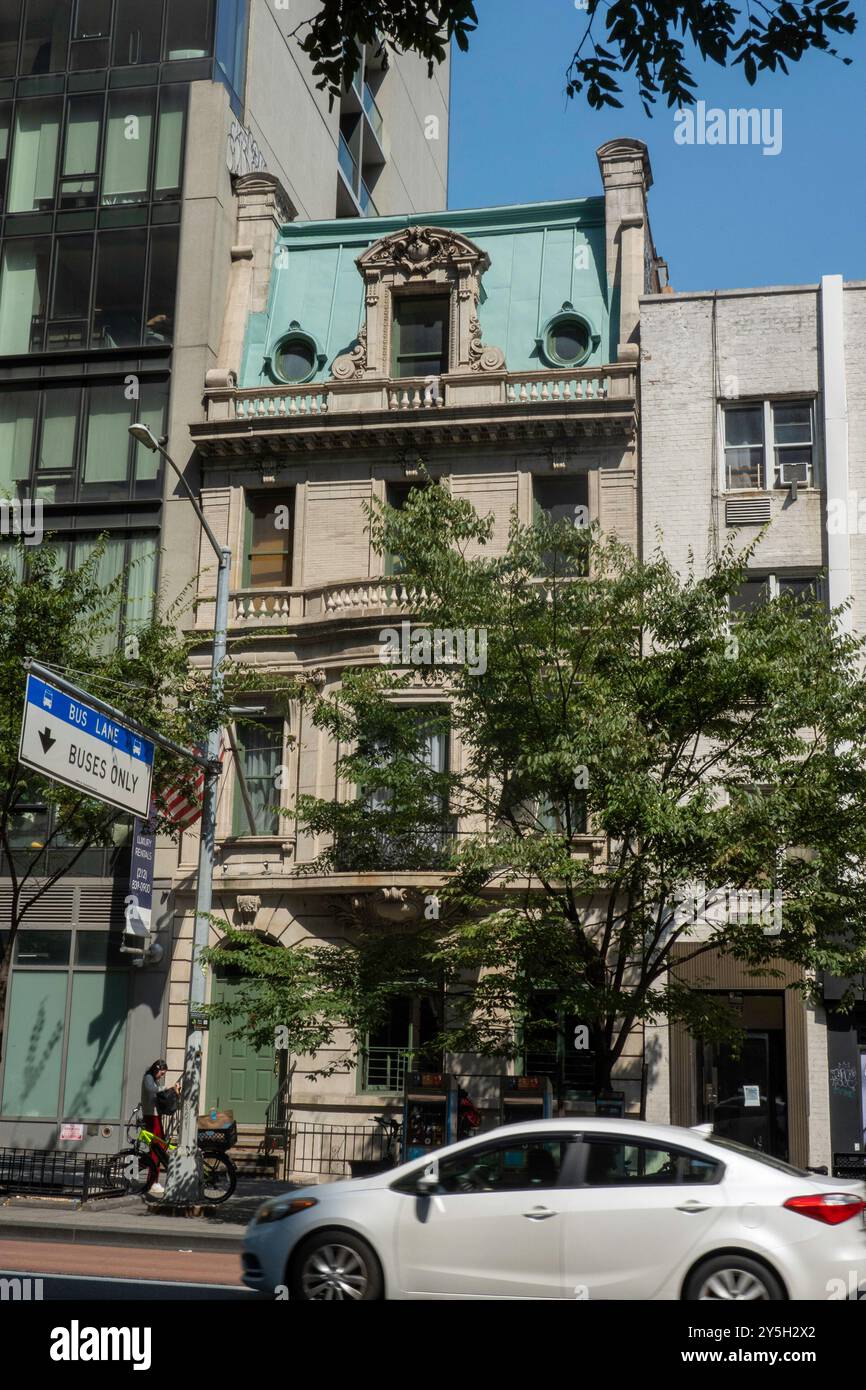 La casa estone è un centro culturale estone di riferimento situato nel quartiere Murray Hill di Manhattan, 2024, New York City, Stati Uniti Foto Stock