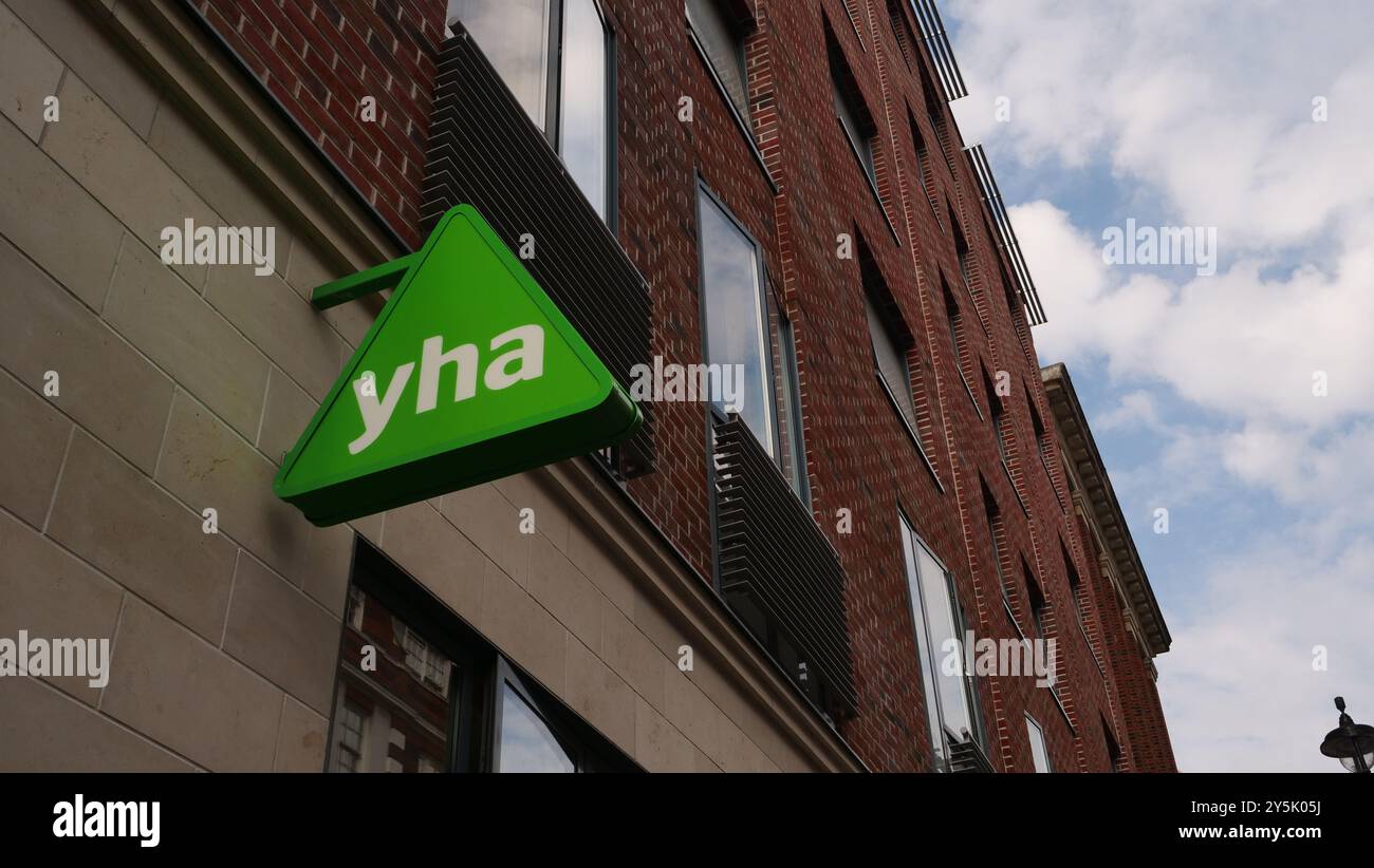 La Youth Hostel Association in Bolsover Street, Londra Foto Stock