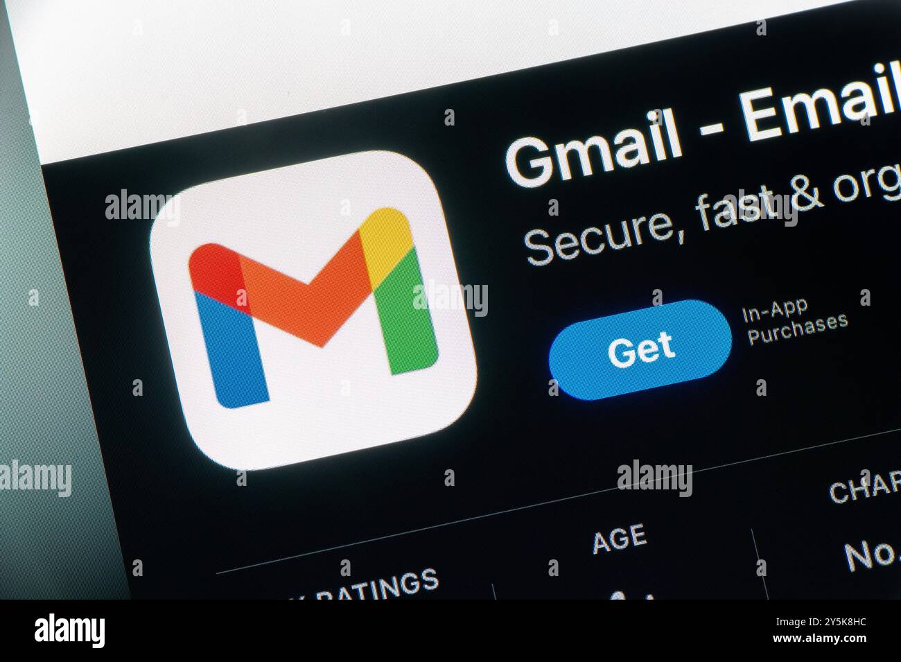 OSTRAVA, CECHIA - 27 LUGLIO 2024: Icona dell'app mobile Gmail e-mail da installare sul dispositivo Apple Foto Stock