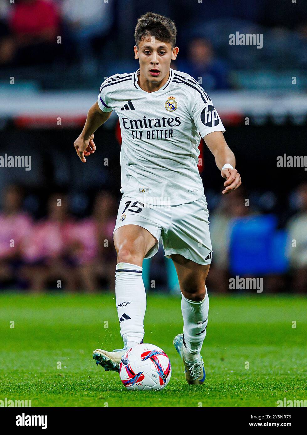 Madrid, Germania. 21 settembre 2024. Fussball la Liga 6. Spieltag Real Madrid - Espanyol Barcelona am 21.09.2024 im Estadio Santiago Bernabeu a Madrid Arda Gueler ( Madrid ) foto: Revierfoto credito: ddp media GmbH/Alamy Live News Foto Stock