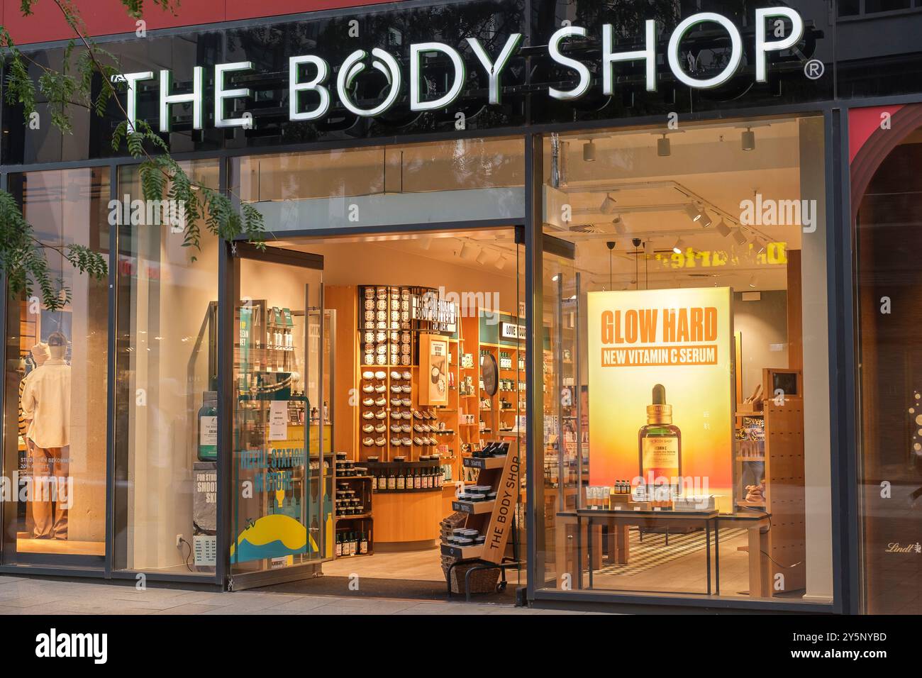 Filiale del Body Shop di Lipsia Foto Stock