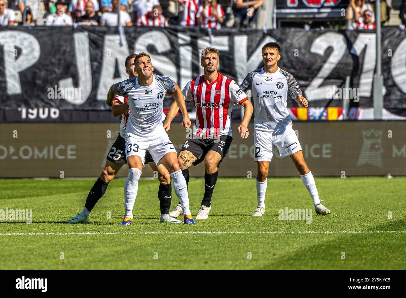 CRACOVIA, POLONIA, 21 SETTEMBRE 2024, STAGIONE DI CALCIO 2024 2025, PUSZCZA NIEPOLOMICE VS CRACOVIA, CREDITO: PIOTR FRONT Foto Stock