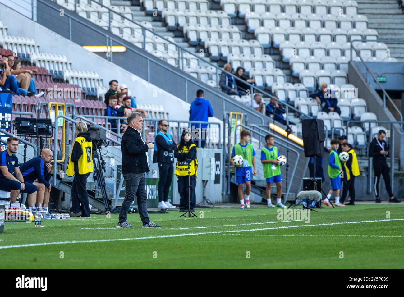 CRACOVIA, POLONIA, 21 SETTEMBRE 2024, STAGIONE DI CALCIO 2024 2025, PUSZCZA NIEPOLOMICE VS CRACOVIA, OP: TOMASZ TULACZ, CREDITI: PIOTR FRONT Foto Stock