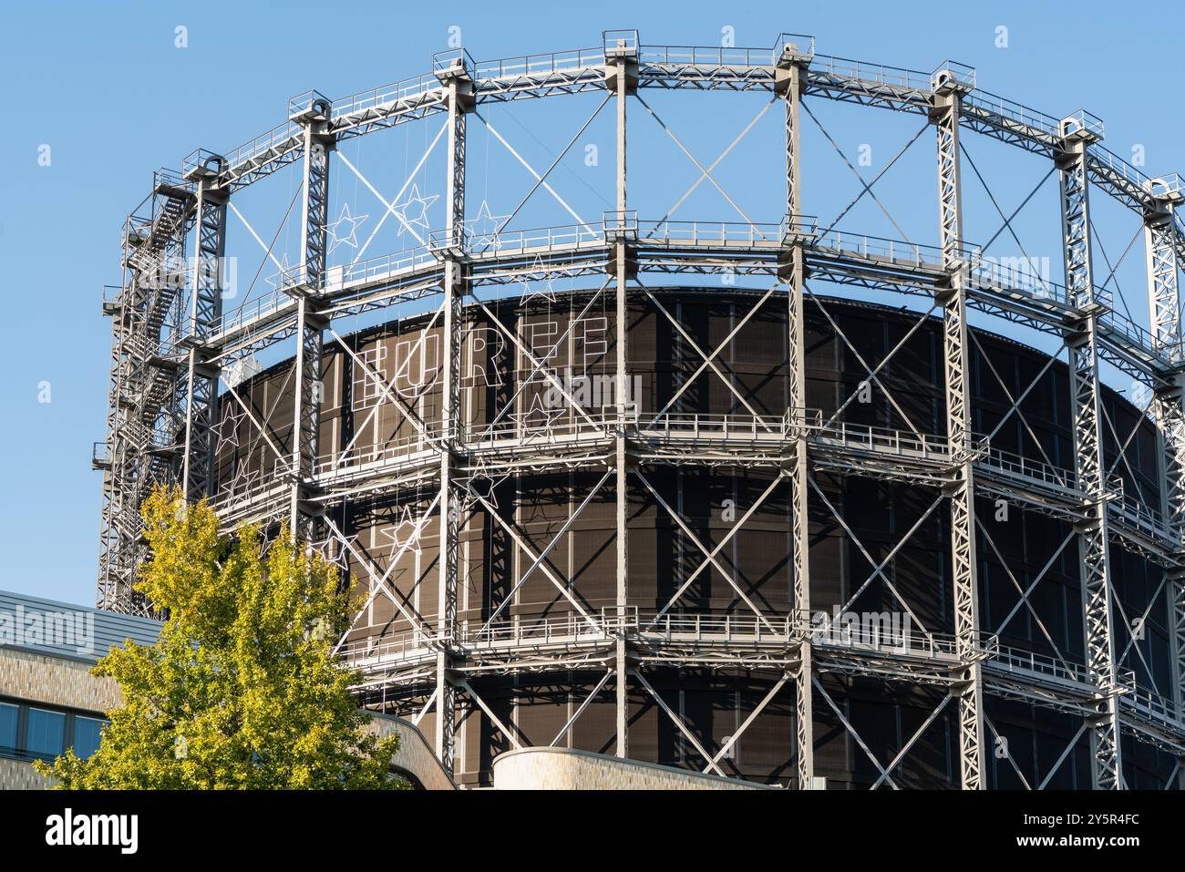 Berlin2024: EUREF-Campus è un sito di riferimento per il concetto di città intelligente dello Stato di Berlino e mira a realizzare uno sviluppo urbano sostenibile Foto Stock