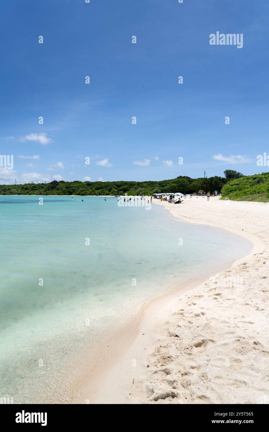 Kondoi Beach, Taketomi Island, Ishigaki, Okinawa, Giappone Foto Stock