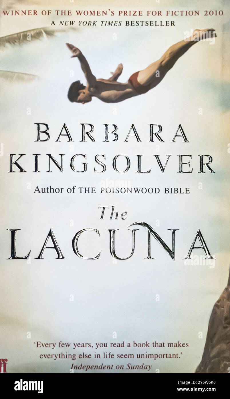 La lacuna di Barbara Kingsolver 2009 copertina del libro Foto Stock