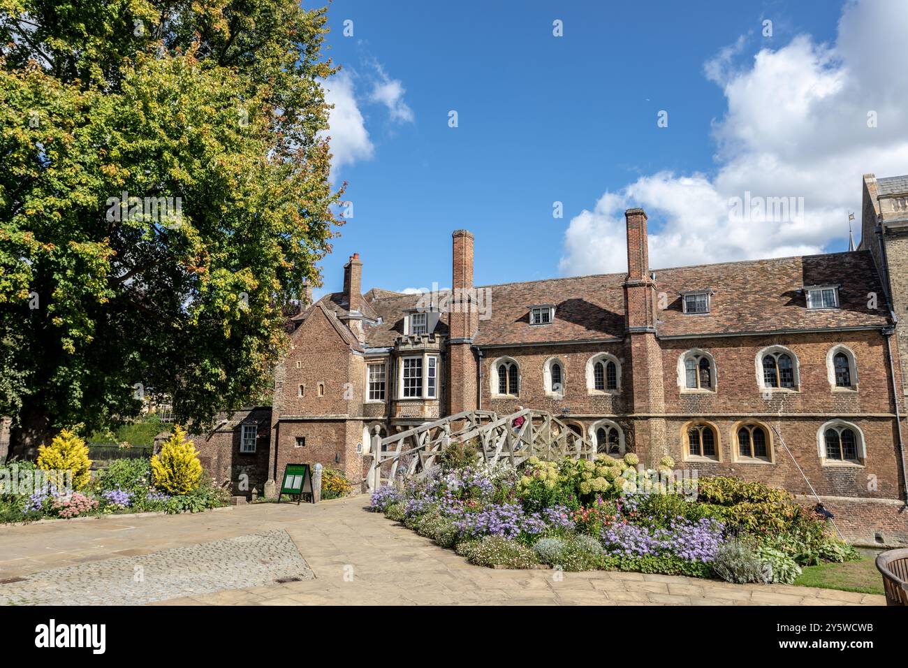 Ponte matematico, Queens' College, cambridge Foto Stock