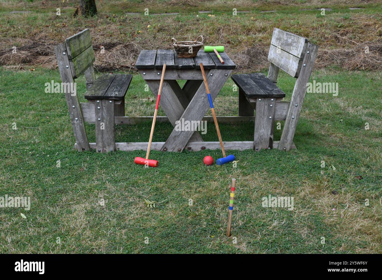 Giardino Giochi Foto Stock