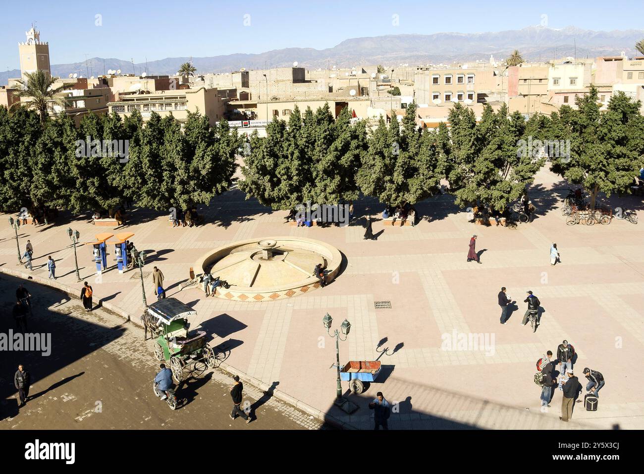 Taroudant, muri di adobe. Sous Valley, Anti Atlante Marocco Foto Stock