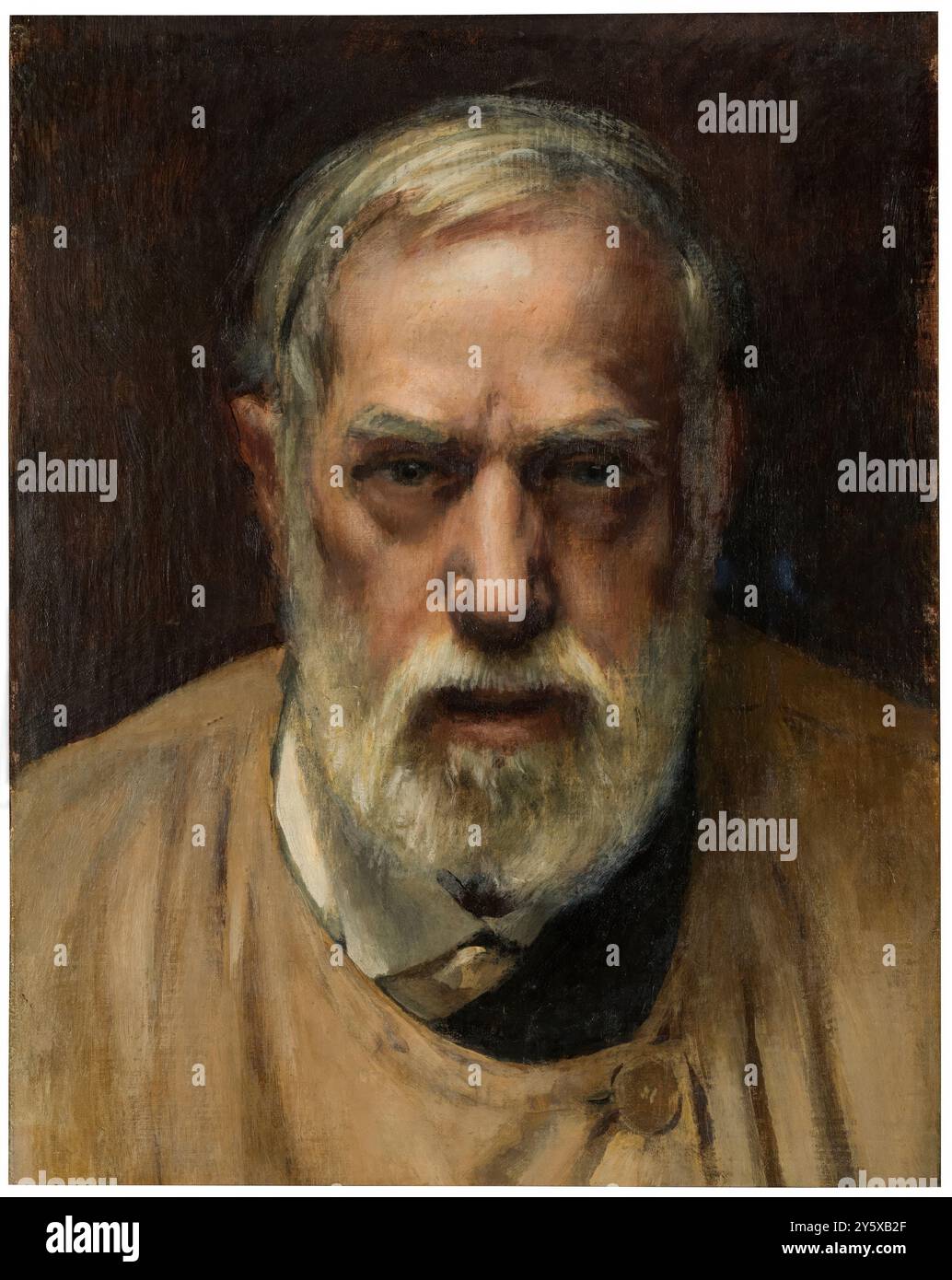 Mariano Fortuny y Madrazo / "Autoritratto". 1947. Tempera su tela montata sul pannello. Museo: Museo del Prado, Madrid, España. Foto Stock