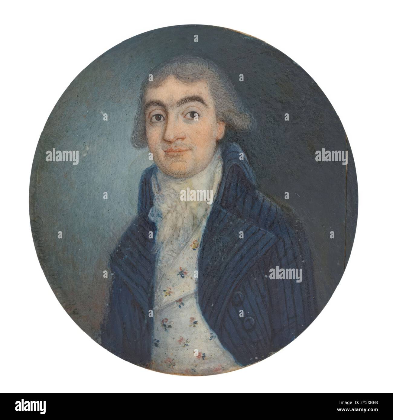 Dewime / "Ritratto maschile". 1789. Museo: Museo del Prado, Madrid, España. Foto Stock