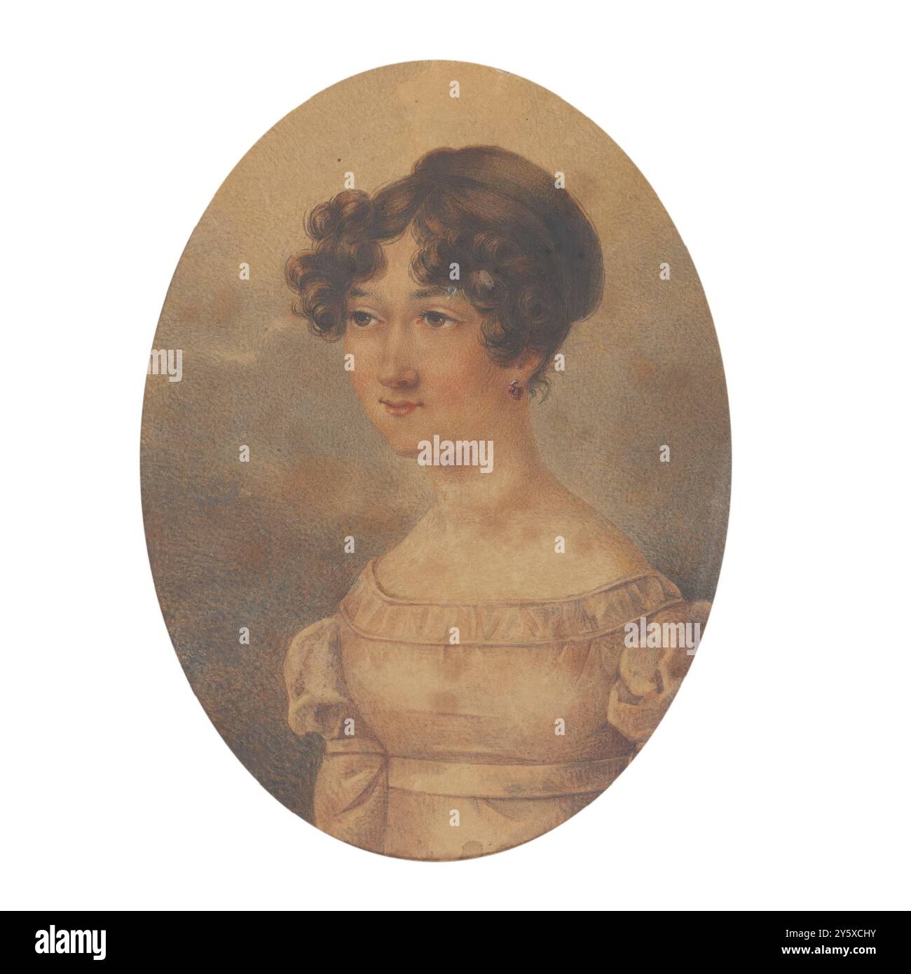 Anonimo / "Ritratto femminile". Circa 1820. Museo: Museo del Prado, Madrid, España. Foto Stock