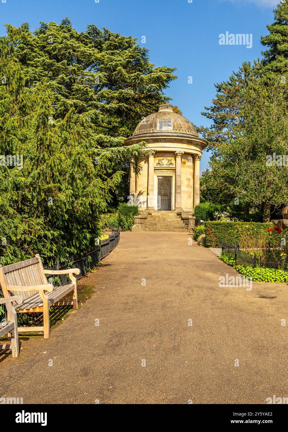 Memorial presso Jephson Gardens, Royal Leamington Spa, Regno Unito. Foto Stock