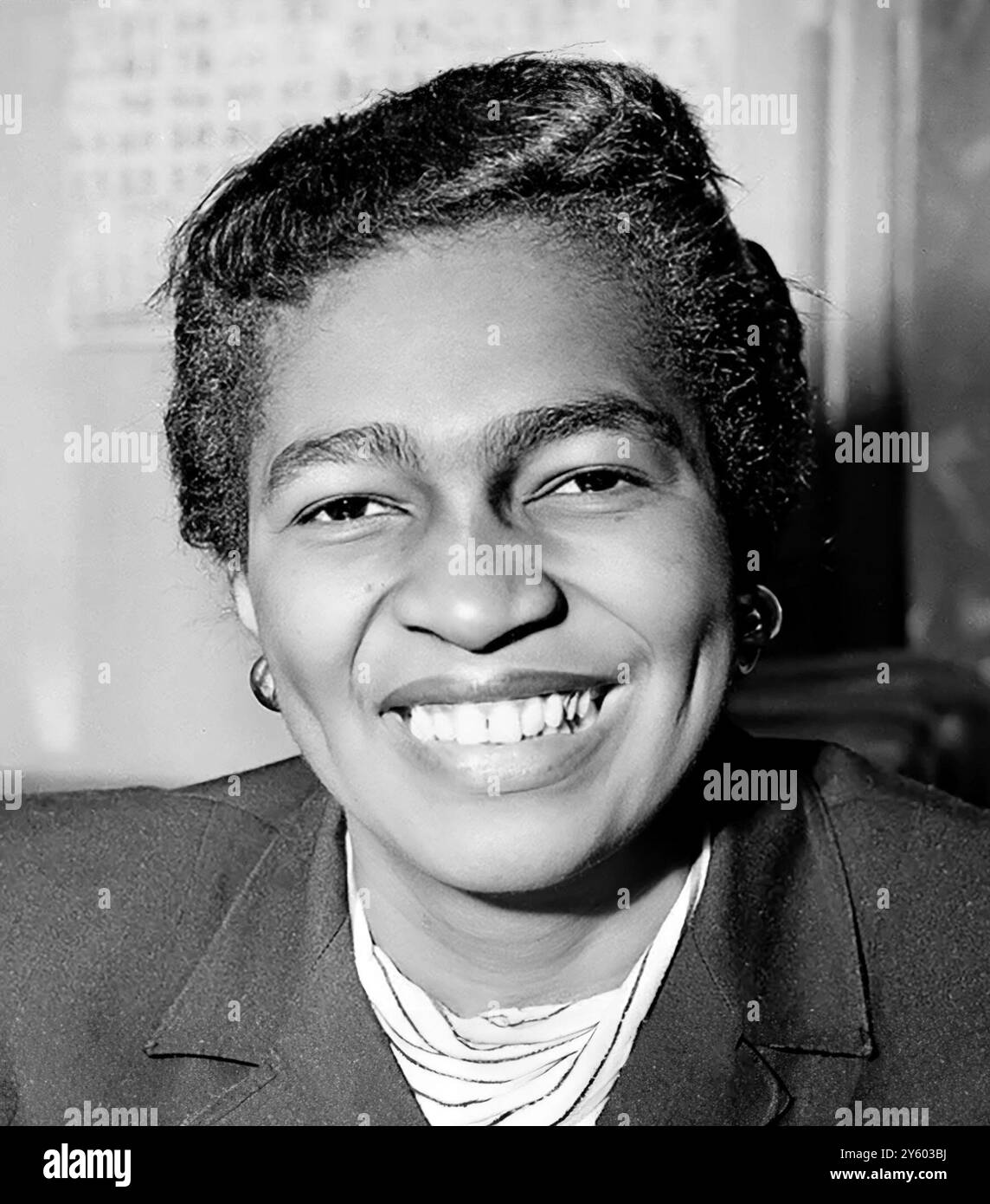 Claudia Jones. Ritratto della giornalista nata a Trinidad e Tobago, Claudia vera Jones (nata Cumberbatch: 1915-1964), c. 1950 Foto Stock