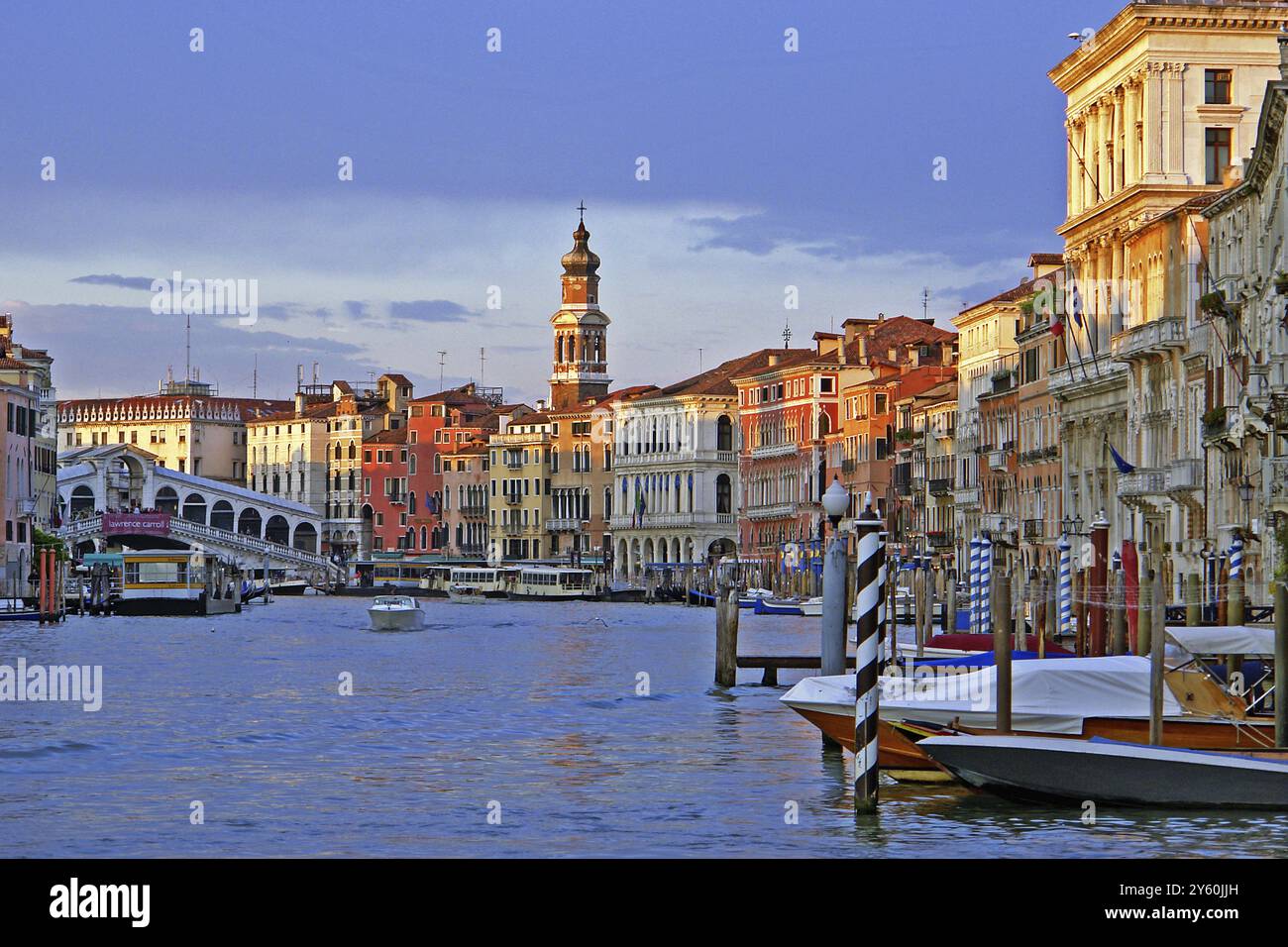 Venezia, Italia, Case sul Canal grande, bassa Sassonia, Repubblica Federale di Germania, Europa Foto Stock