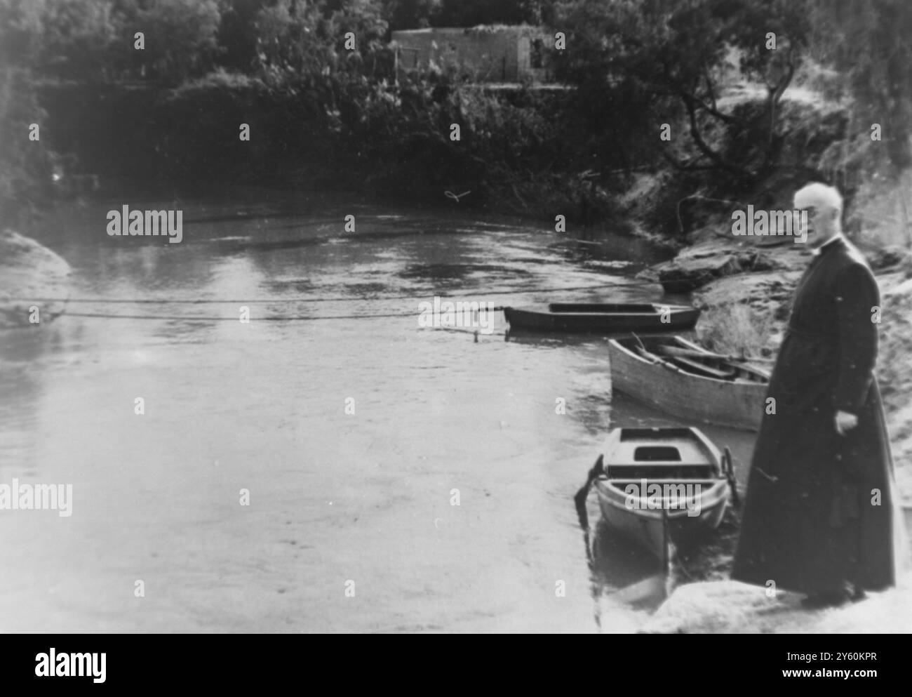 FISHER GEOFFRE FIUME GIORDANO / 28 NOVEMBRE 1960 Foto Stock
