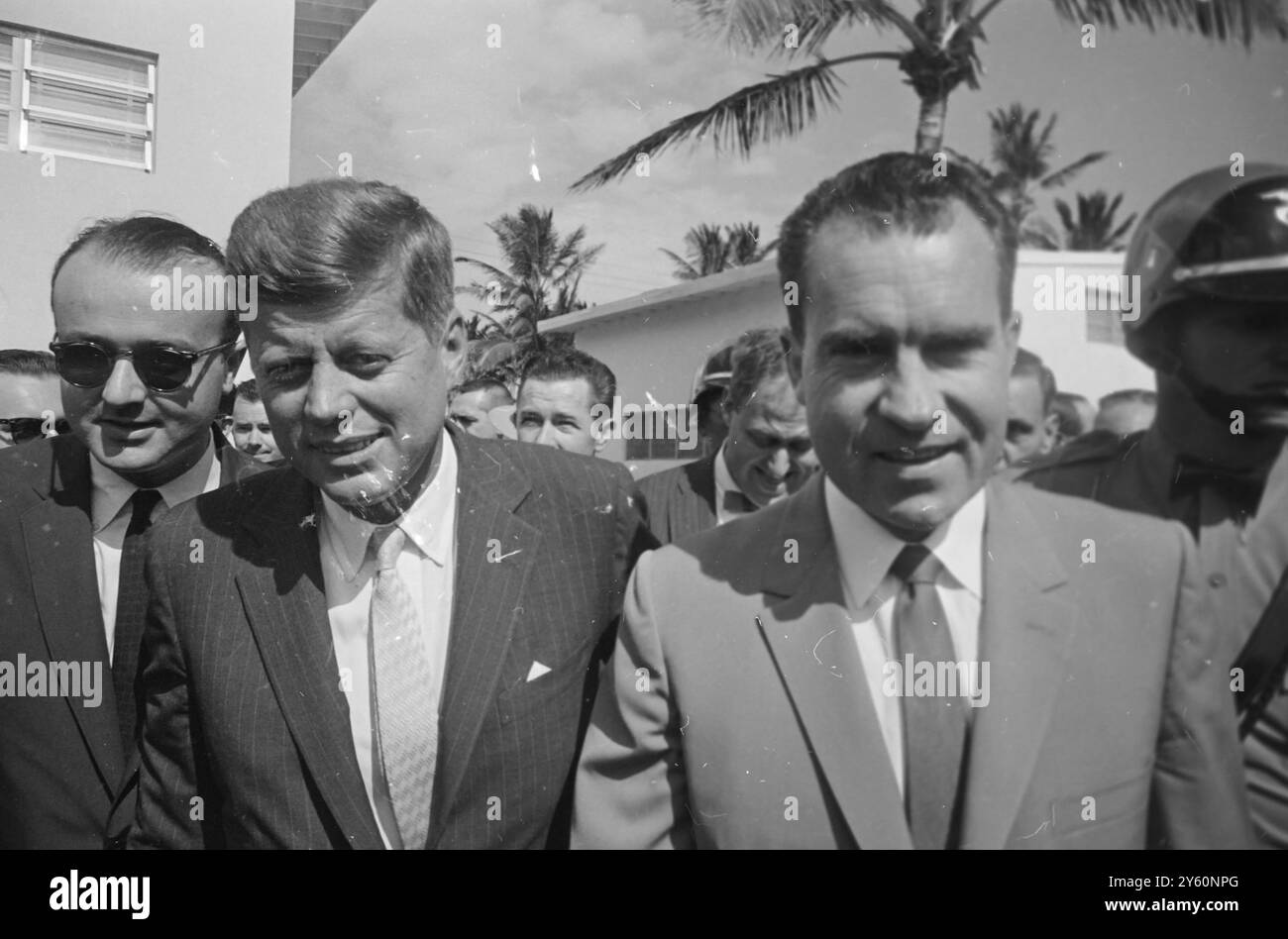 JOHN F KENNEDY NIXON / 16 NOVEMBRE 1960 Foto Stock