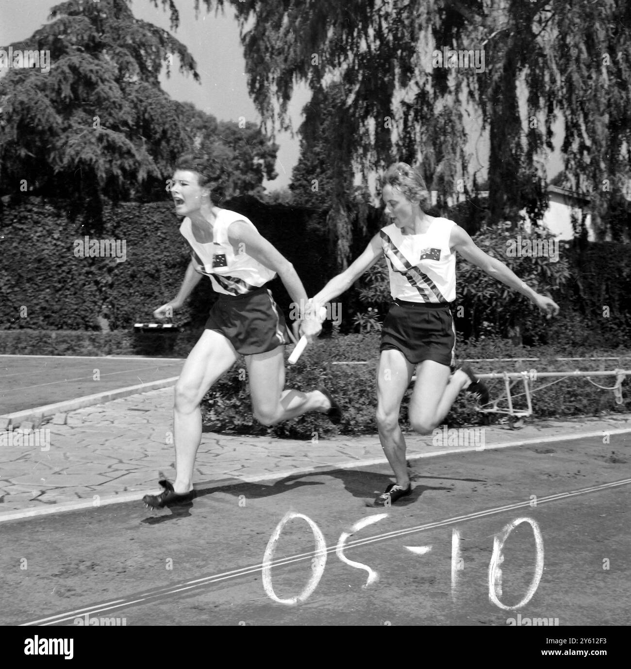 CUTHBERT BETTY MATTHEWS MARLENE / 23 AGOSTO 1960 Foto Stock