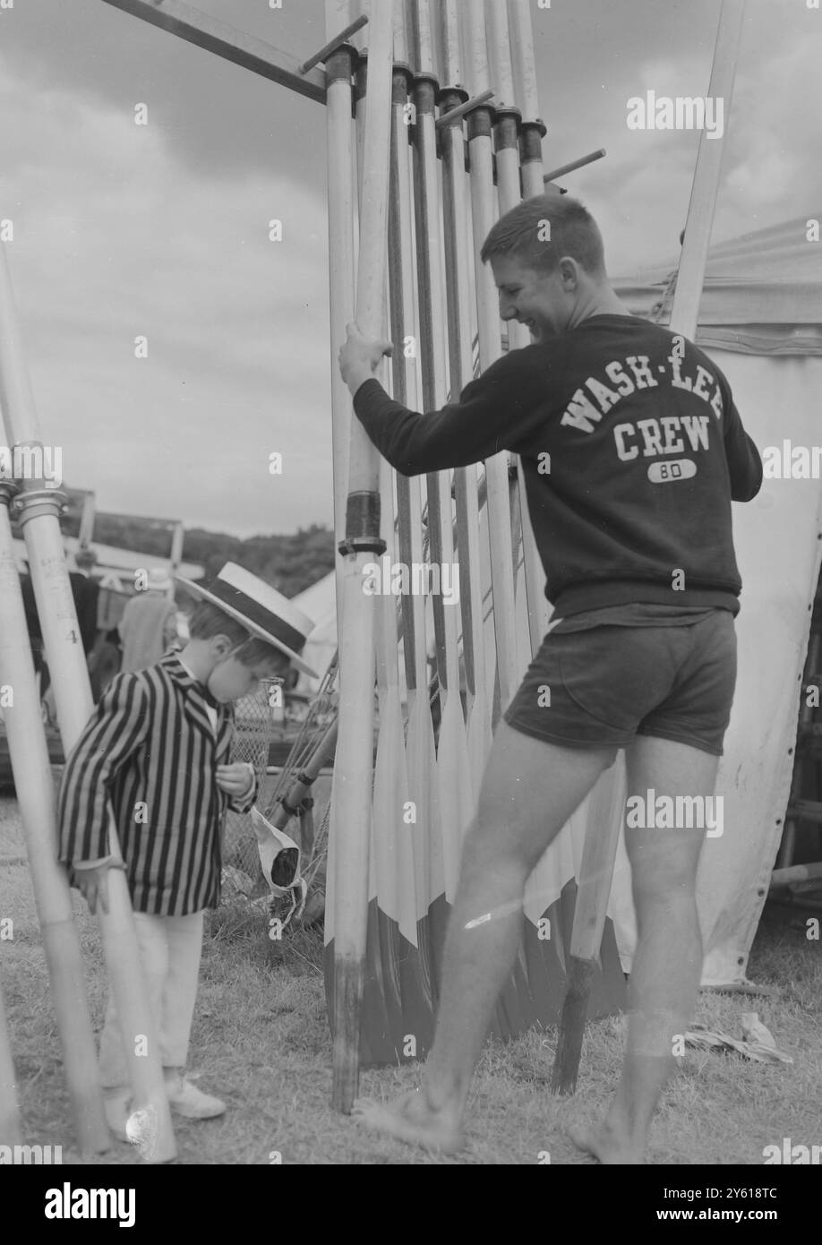 REGATE HENLEY DAVID ALLEN OROLOGI DI 2 ANNI W COOKER 29 GIUGNO 1960 Foto Stock