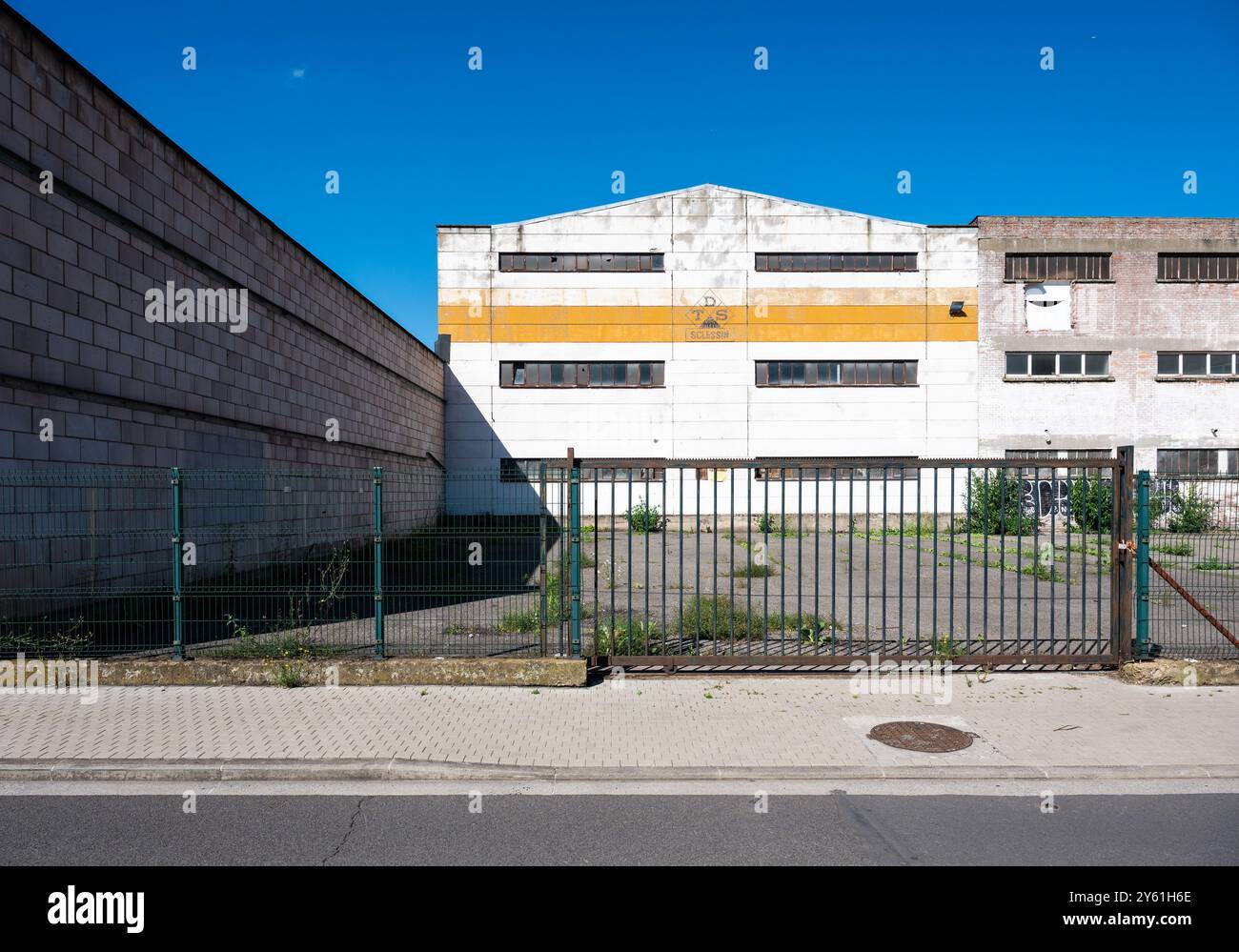 TDS Sclessing, azienda del settore metallurgico, Sclessin, Belgio Foto Stock