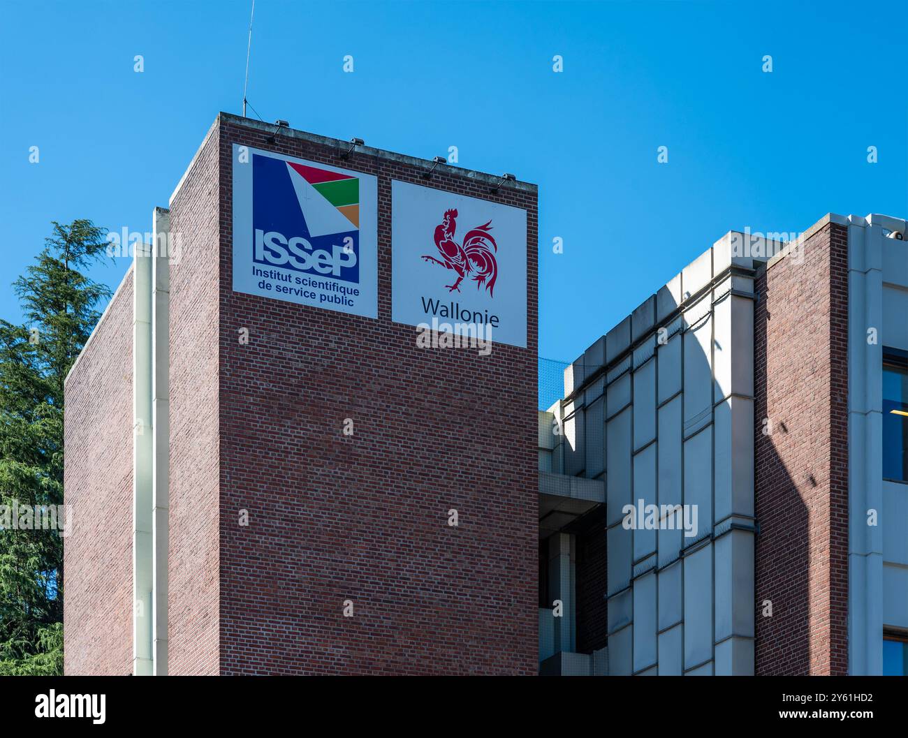 Liegi, Belgio, 10 agosto 2024 - il governo ISSEP per la ricerca scientifica Foto Stock