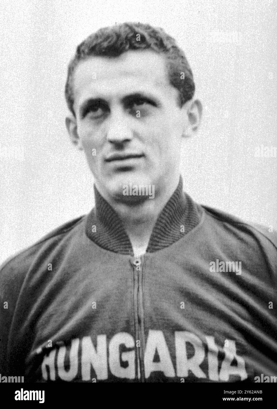 Florian Albert, centrocampista della Nazionale ungherese di calcio 10 maggio 1962 Foto Stock