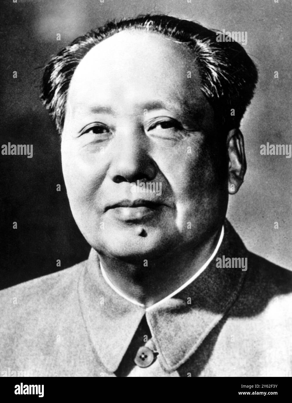 Ritratto ufficiale del governo di Mao TSE-Tung, presidente del Partito Comunista Cinese. 23 maggio 1963 Foto Stock