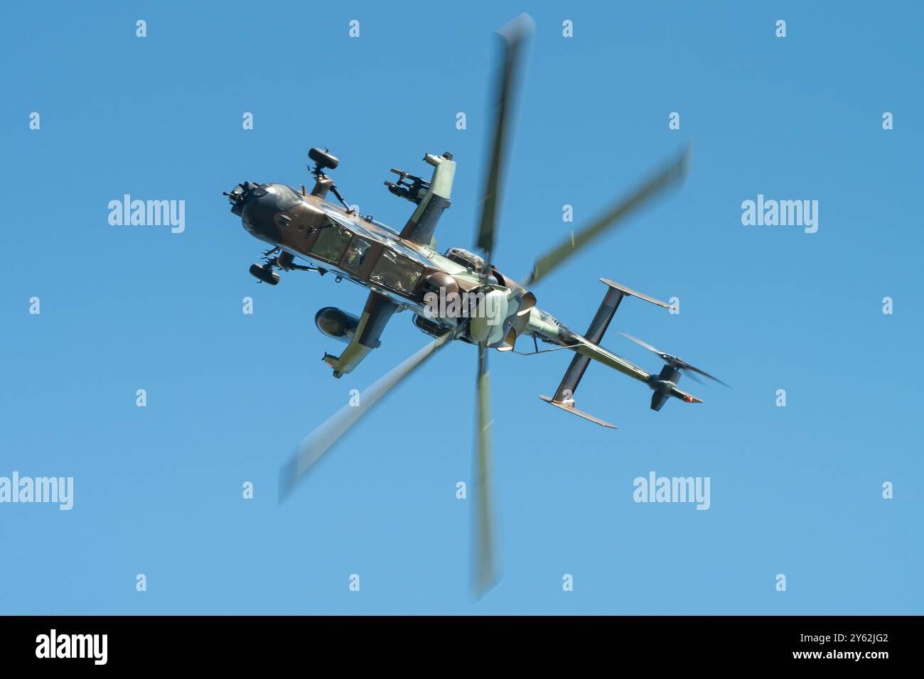 L'elicottero d'attacco Eurocopter Tiger dell'esercito francese. Foto Stock