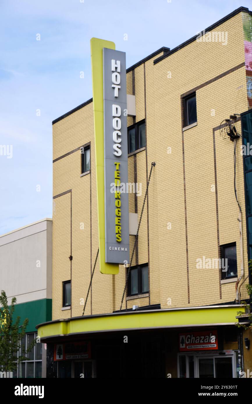 Toronto Ontario, The Hot Docs Ted Rogers Cinema in Blook Street Foto Stock