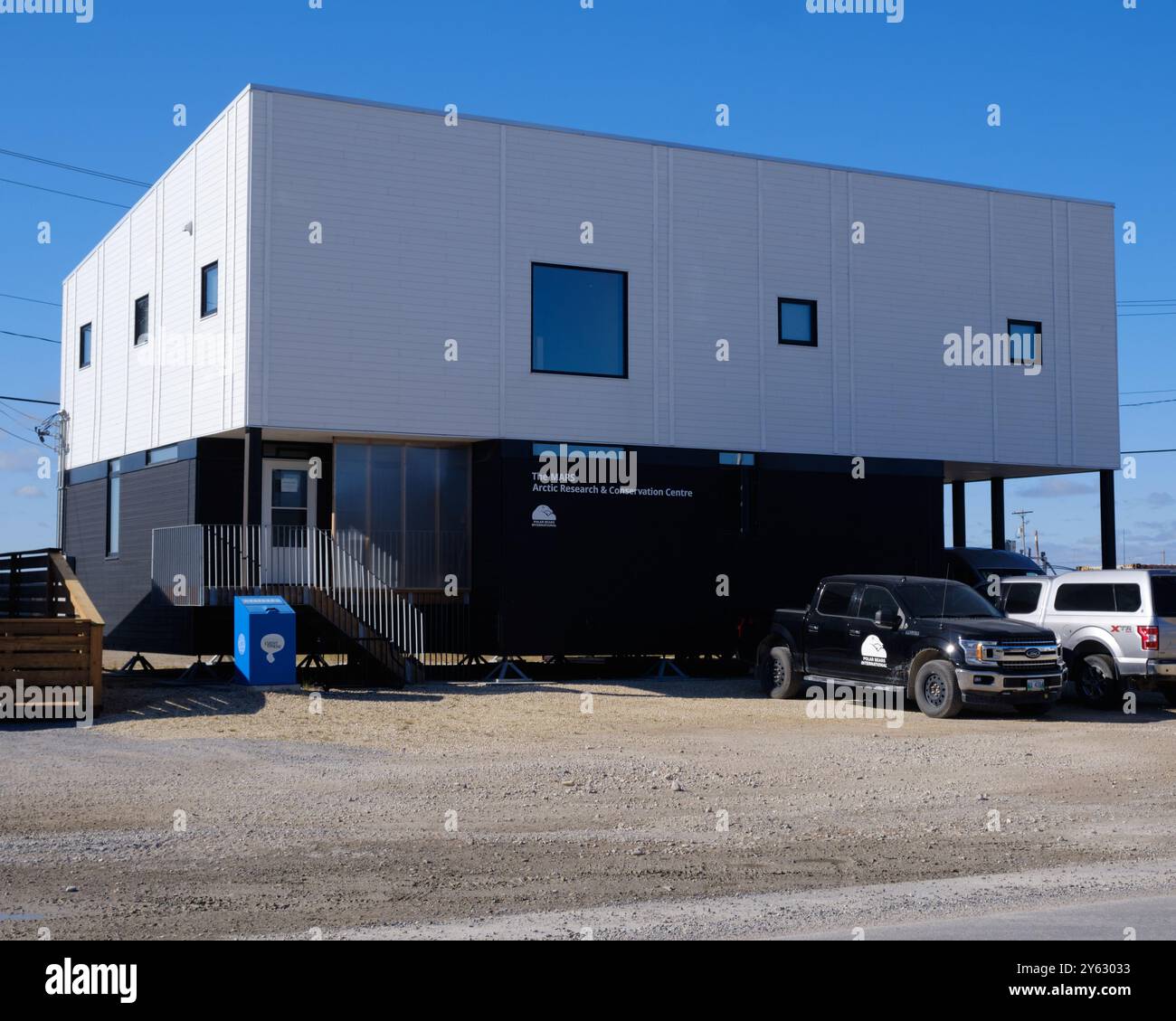 Churchill Manitoba: Il MARS Arctic Research & Conservation Centre. Foto Stock