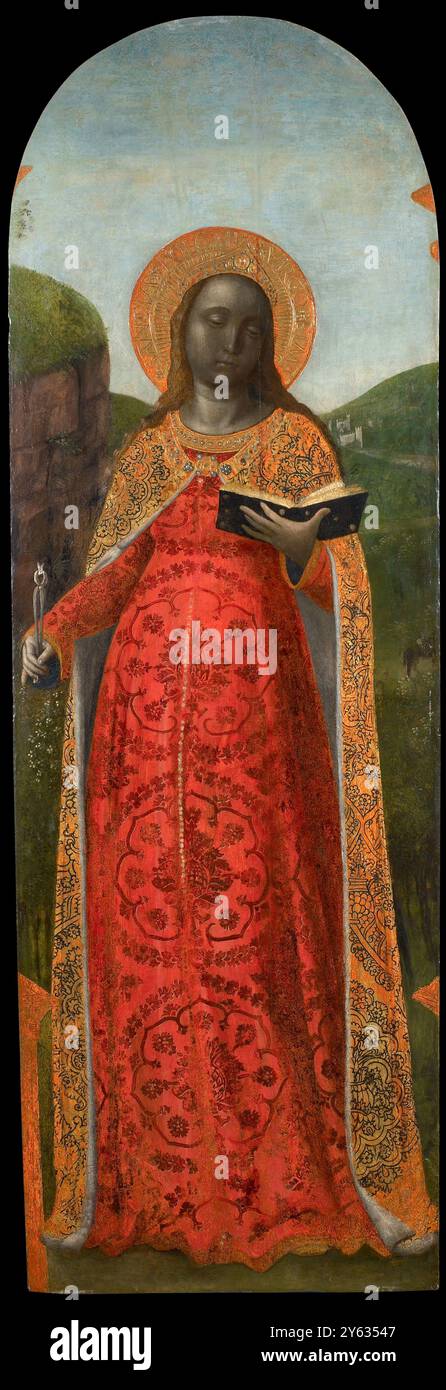 Sant'Apollonia. Museo: Pinacoteca Tosio Martinengo, Brescia. Autore: VINCENZO FOPPA. Foto Stock