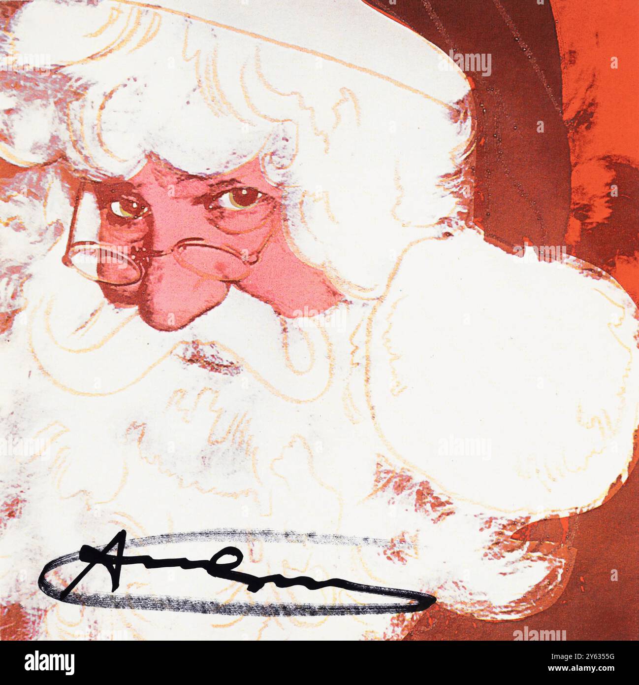 Babbo Natale, serie di miti. Museo: © The Andy Warhol Foundation for the Visual Arts, Inc Foto Stock