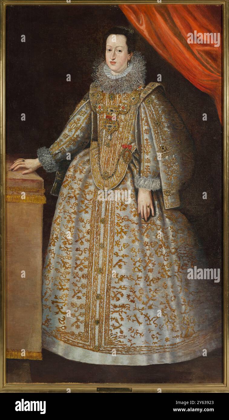 Ritratto di Eleonora Gonzaga (1598-1655). Museo: Castello reale, Varsavia. Autore: ANONIMO. Foto Stock