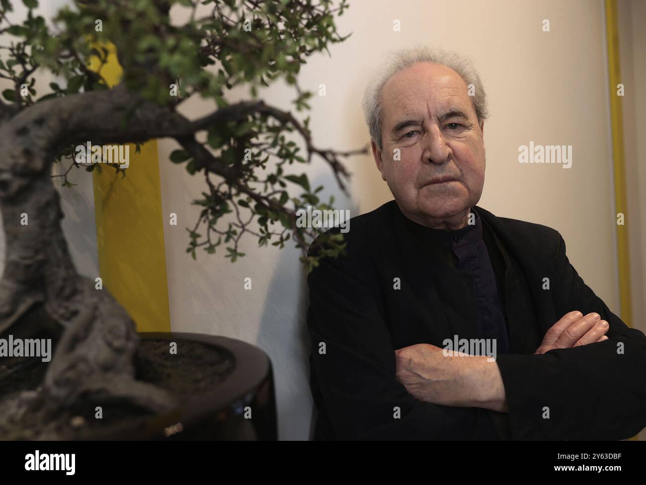 Madrid, 16/02/2023. Intervista con John Banville, scrittore. Foto: Ernesto Agudo. Arcicc. Crediti: Album / Archivo ABC / Ernesto Agudo Foto Stock