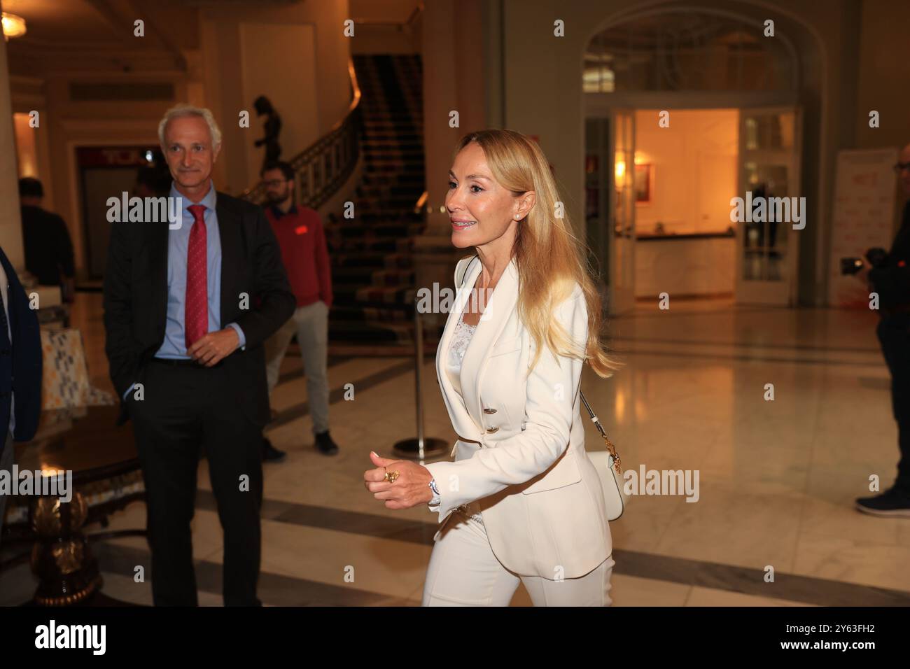 Madrid, 21/05/2024. Colazione informativa. Conferenza organizzata dal nuovo Forum di comunicazione con la partecipazione del direttore di ABC, Julián Quirós. Foto: Jaime García. ARCHDC. Crediti: Album / Archivo ABC / Jaime García Foto Stock