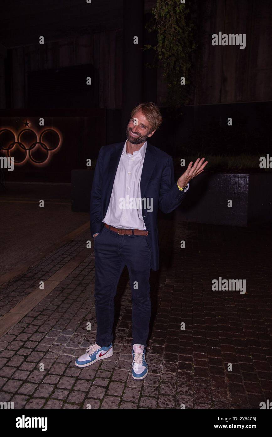 **NIENTE WEB E GIORNALI SOLO PER L'ITALIA** meraviglioso il Gala dei campioni italiani nella foto: Massimiliano Rosolino Foto Stock