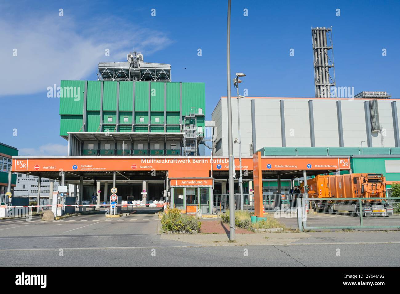 Müllheizkraftwerk Der Bsr, Freiheit, Ruhleben, Spandau, Berlin, Deutschland Foto Stock